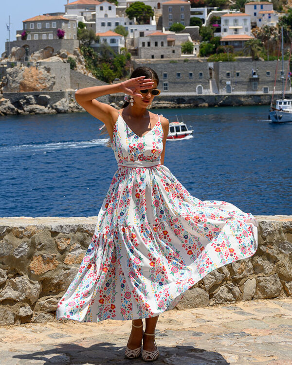 Zeta Dress White Mexican