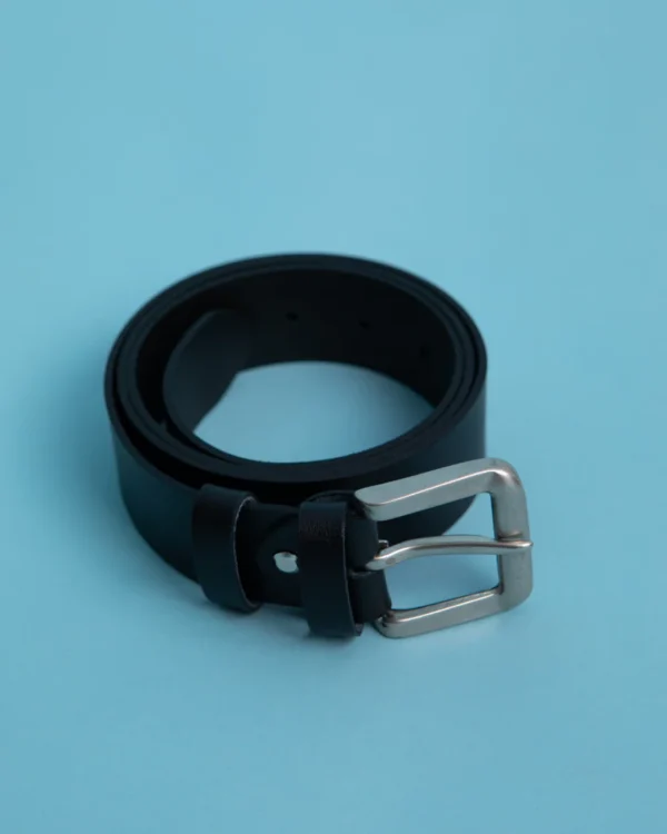 TRACY BLACK LEATHER BELT