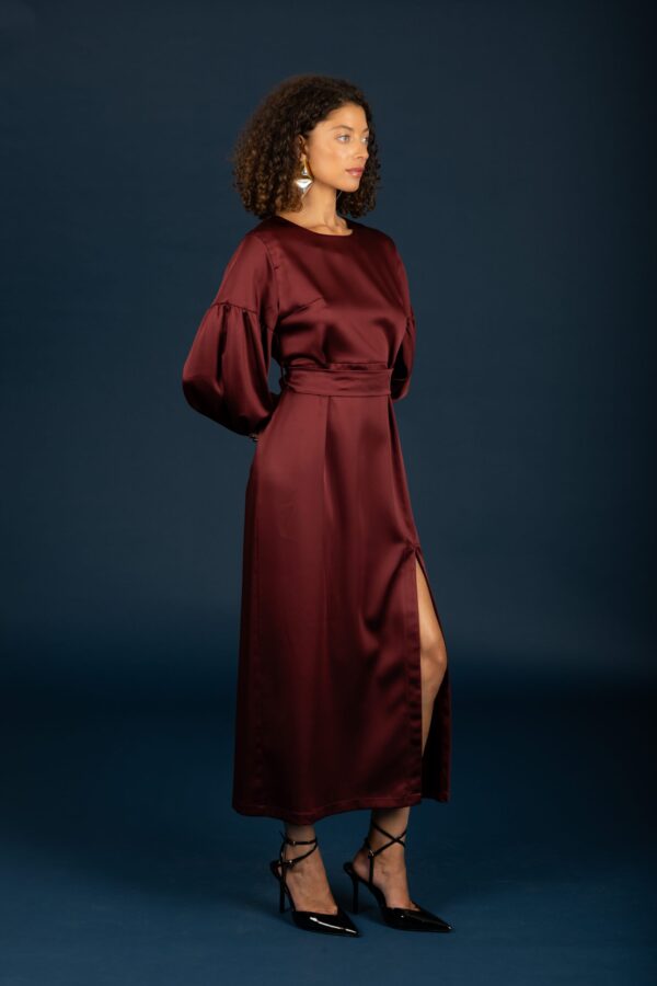 Ericka dress (Bordeaux)