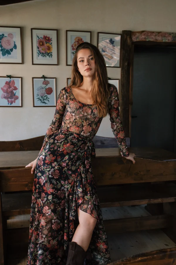 MYRA WRAP SKIRT