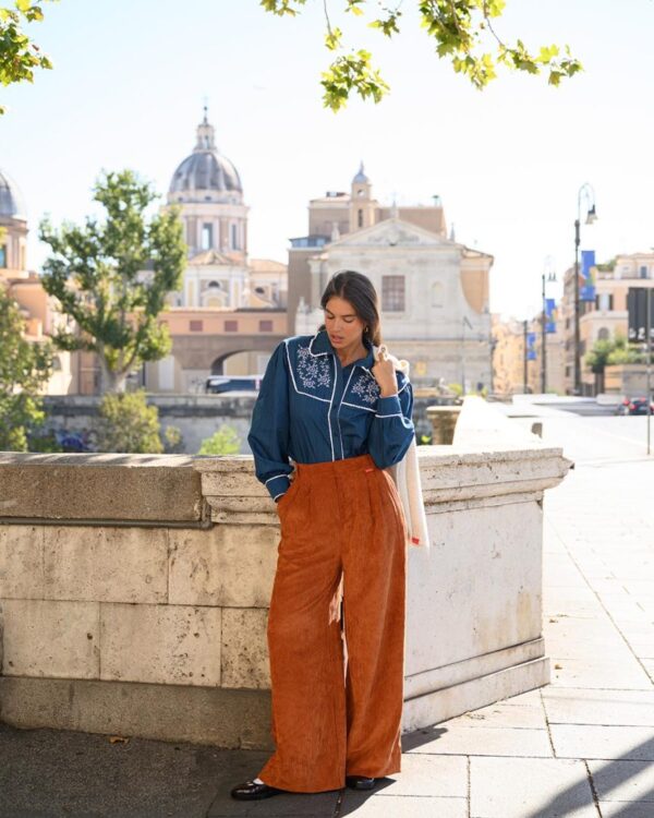 Victor Trousers Corduroy (terracotta)