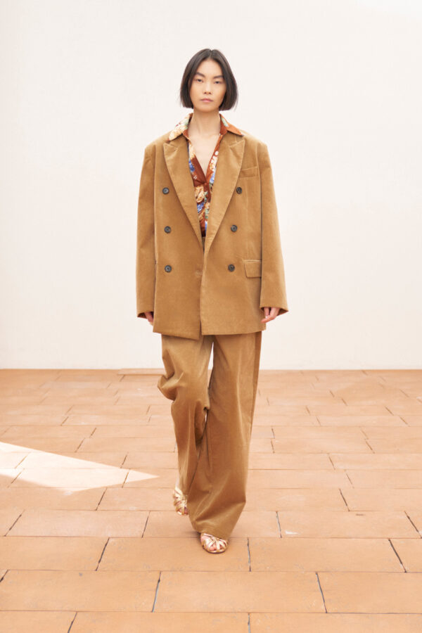 CORDUROY BROWN BLAZER