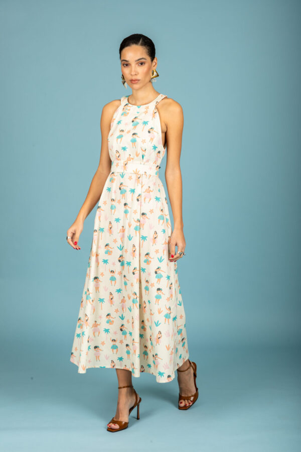 Elio poplin dress