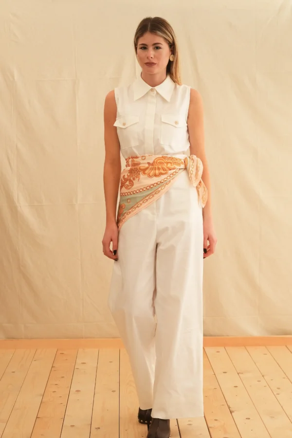 apej Ivory Safari Jumpsuit