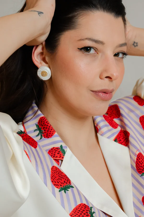 WHITE MIST EARRINGS