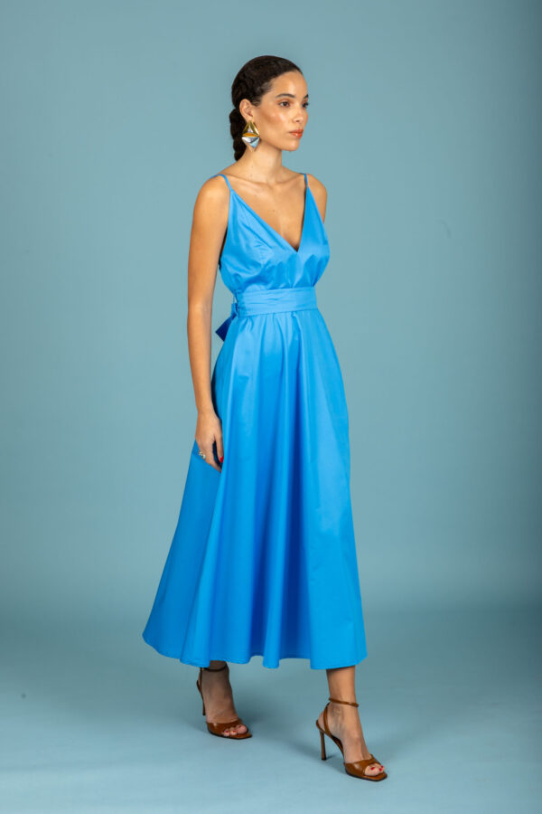 Nina dress (Intense Ciel)