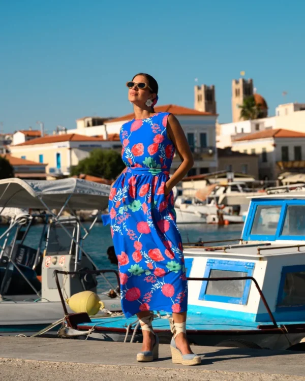 Veta Dress (Blue)