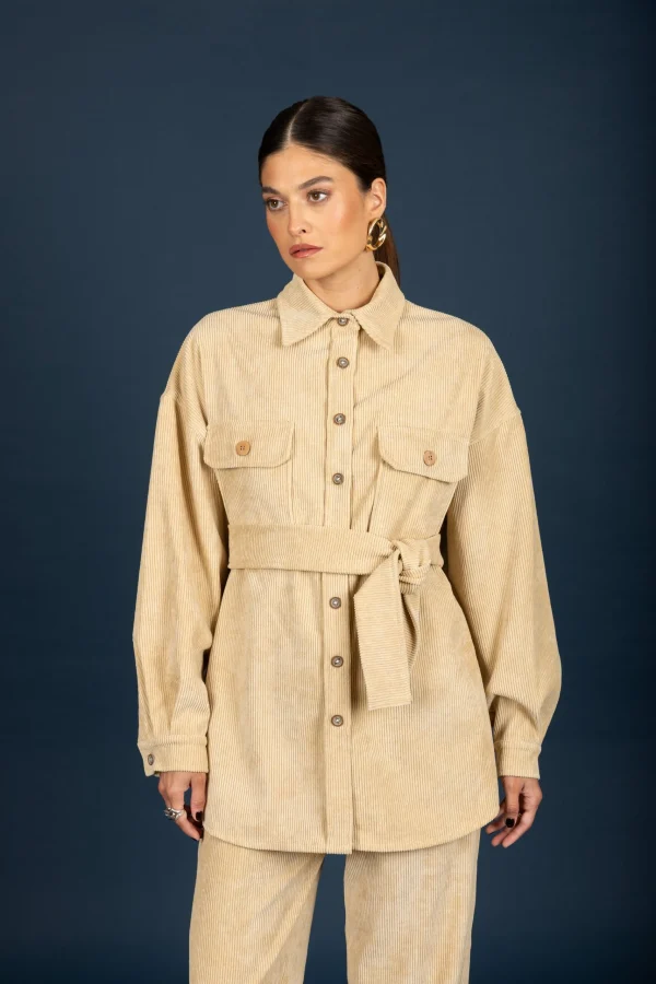 Gwen oversize shirt (Butter)
