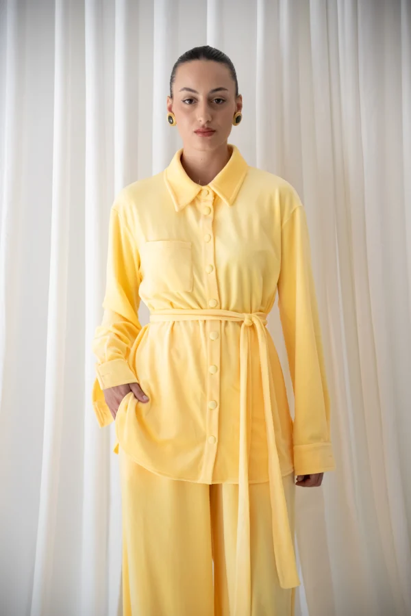 Banana Velvet Set