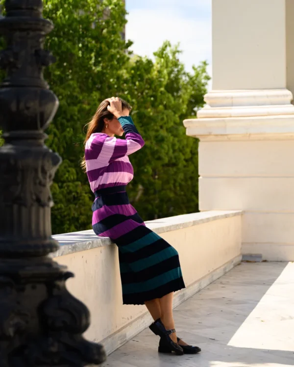 Gigi Dress (Multi Stripes)
